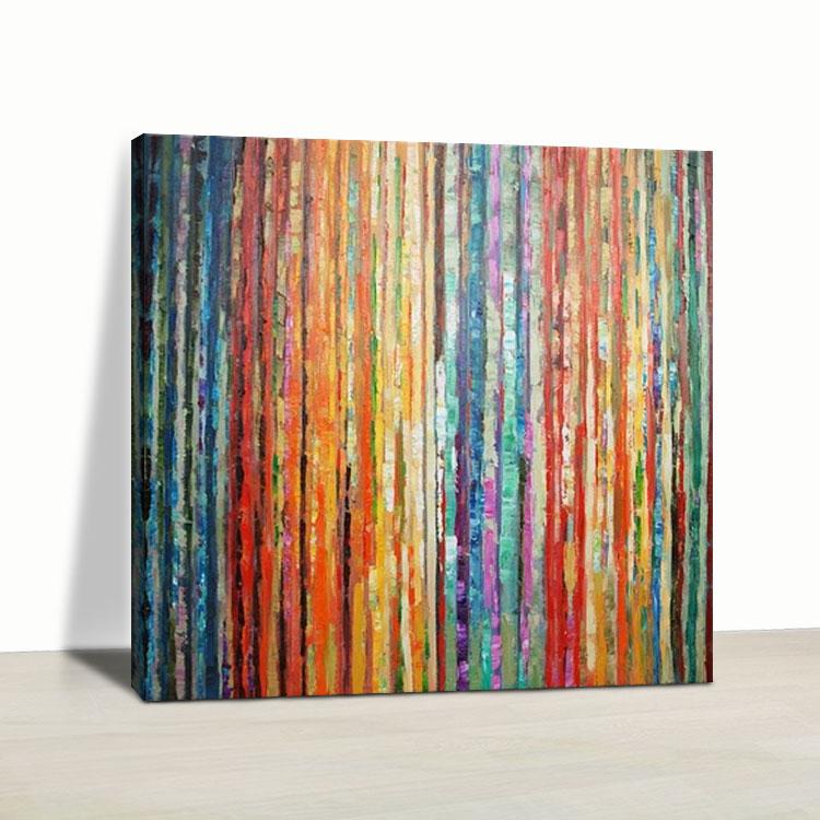 Abstract line painting
