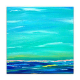 Blue art painting decorative painting Ocean painting
