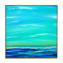 Load image into Gallery viewer, Blue art painting decorative painting Ocean painting