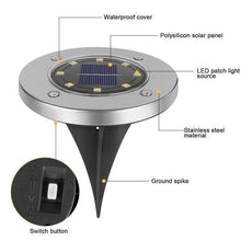 Load image into Gallery viewer, Solar Powered LED Path Light