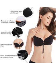 Load image into Gallery viewer, Strapless Bra Sticky Adhesive Invisible Push Up Backless Silicone Bra for Woman