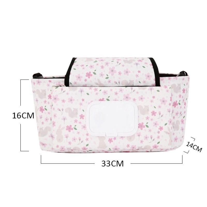 Baby Stroller Pram Pushchair Organizer Mummy Bag Nappy Diaper Storage Hanging