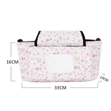 Load image into Gallery viewer, Baby Stroller Pram Pushchair Organizer Mummy Bag Nappy Diaper Storage Hanging
