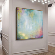 Load image into Gallery viewer, Living room decoration painting Modern abstract painting Misty rain Misty