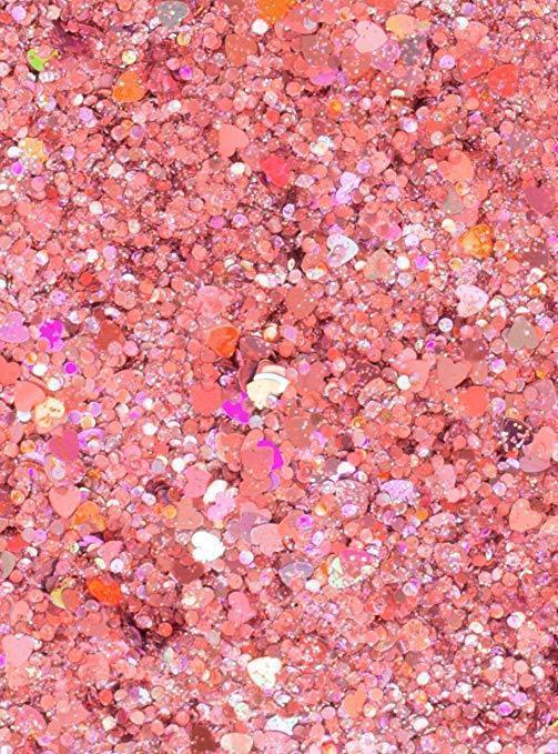 Pink Mix Glitter Chunky Multi Purpose Dust Powder Arts
