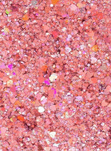 Load image into Gallery viewer, Pink Mix Glitter Chunky Multi Purpose Dust Powder Arts