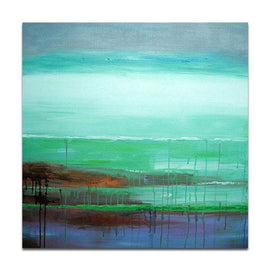 Wall art decor modern,Breeze blew the lake