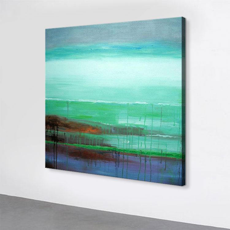 Wall art decor modern,Breeze blew the lake