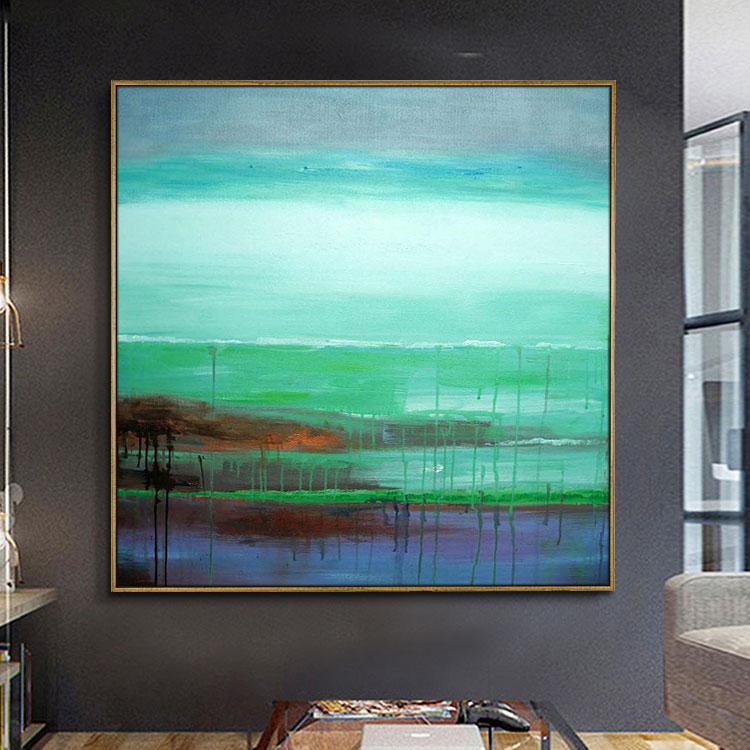 Wall art decor modern,Breeze blew the lake