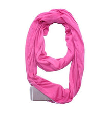 Load image into Gallery viewer, Women Convertible Pocket Scarf with Zipper