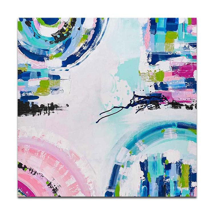 The original abstract painting canvas crossroads
