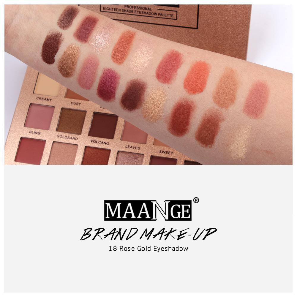 Maange 18 Rose Gold Eyeshadow Kit