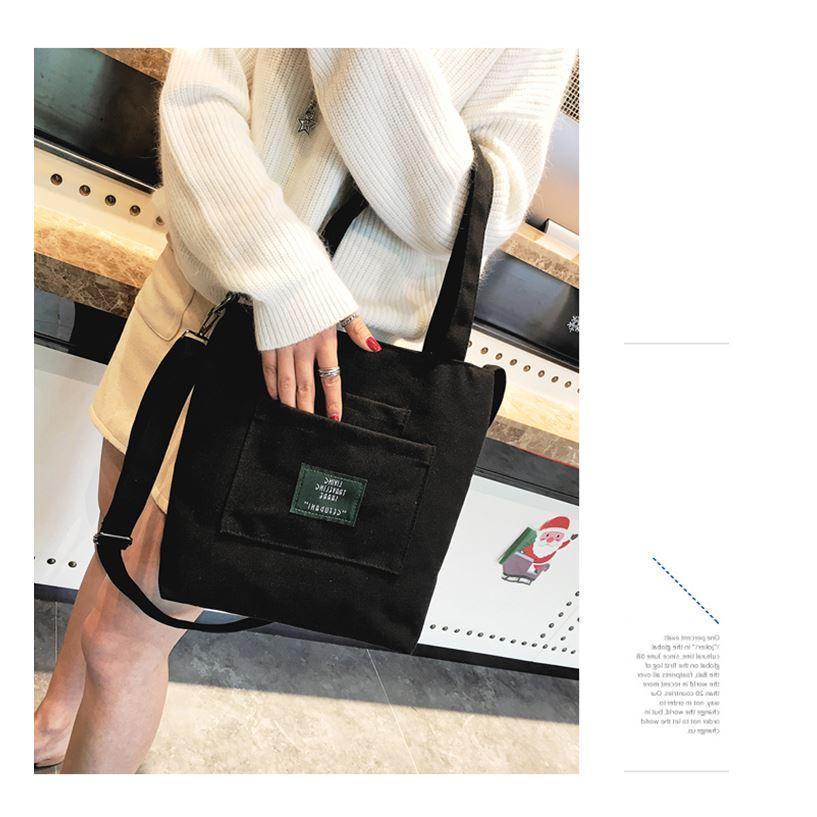 Luxury Women's handbag Fashion Solid Canvas