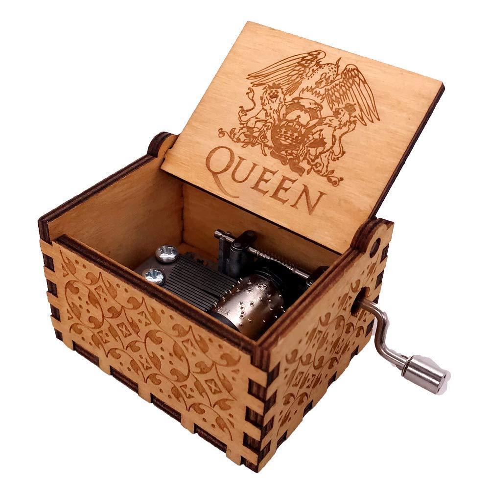 Hand Crank Wooden Music Box