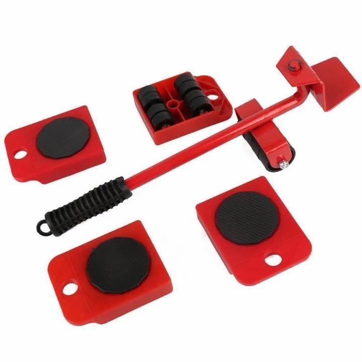 440lbs Easy Mover Kit Heavy Furniture Lifter Shift w/4 Sliders Pad Lift Moving