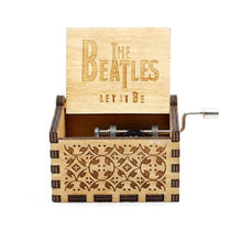 Load image into Gallery viewer, Hand Crank Wooden Music Box