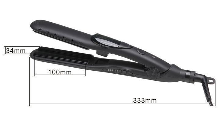 80%OFF TODAY-Steam Hair Straightener Curler 2 in 1