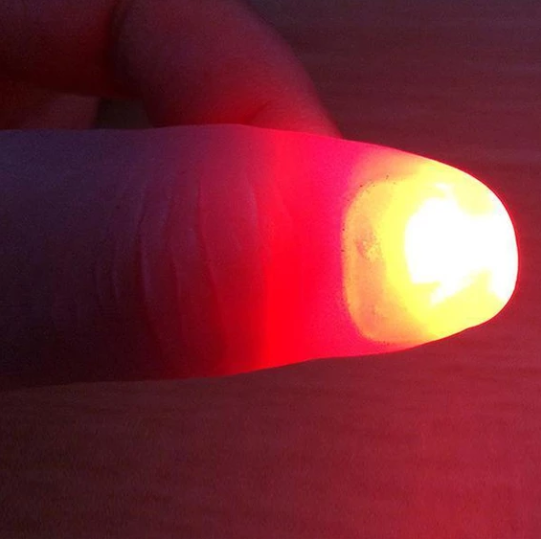 Magic Makers Red Light Up Thumb Tips
