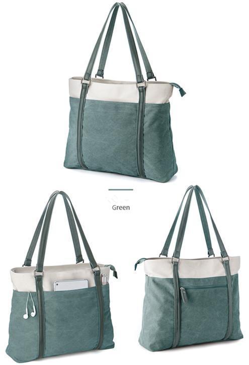 Bumped canvas bag