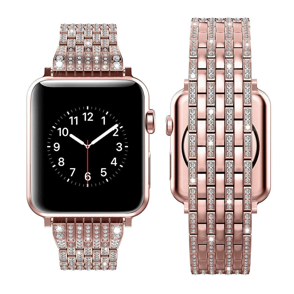Luxury Crystal Metal Wristband For Apple watch