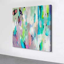 Load image into Gallery viewer, Large abstract paintings on canvas bustling streets