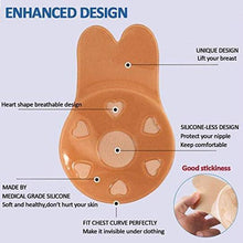 Load image into Gallery viewer, Sexy Rabbit Breathable Lifting Chest Stickers Invisible Silicone Breast Stickers