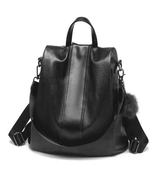 Premium Leather Three Way Anti-Thief Women's Backpack