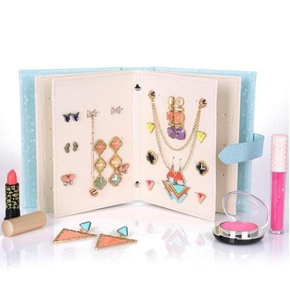 Portable Earrings Organizer Book