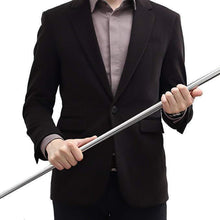 Load image into Gallery viewer, Silver Metal Appearing Cane Wand Stick Stage Magic Trick Gimmick Illusion 110 cm