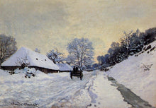Load image into Gallery viewer, A Cart on the Snow Covered Road with Saint Simeon Farm