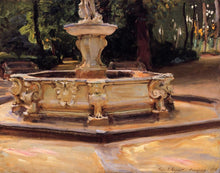 Load image into Gallery viewer, A Marble Fountain at Aranjuez, Spain