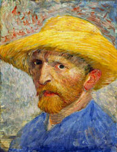 Load image into Gallery viewer, Autoportrait au chapeau de paille 2 1887
