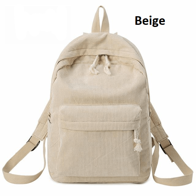 CORDUROY FASHION BACKPACK