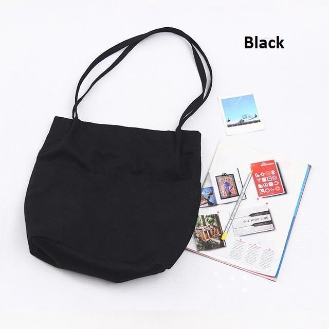 CANVAS SHOPPING TOTE - 6 COLORS!