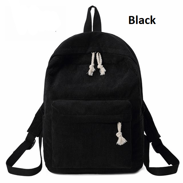 CORDUROY FASHION BACKPACK