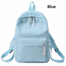 Load image into Gallery viewer, CORDUROY FASHION BACKPACK