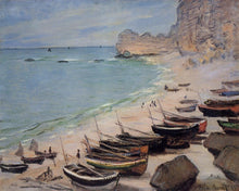 Load image into Gallery viewer, Boats on the Beach Etretat 1