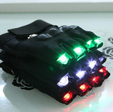 Load image into Gallery viewer, Half-Finger LED Luminous Laser Gloves for Indoor/Outdoor