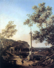 Load image into Gallery viewer, Capriccio River Landscape with a Column