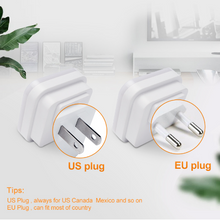 Load image into Gallery viewer, 2pcs Mini EU/US Plug LED Sensor Control Mini Night Light