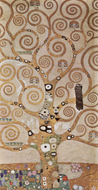 Entwurf f r den Wandfries im Palais Stoclet in Br ssel Detail Lebensbaum