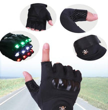 Load image into Gallery viewer, Half-Finger LED Luminous Laser Gloves for Indoor/Outdoor