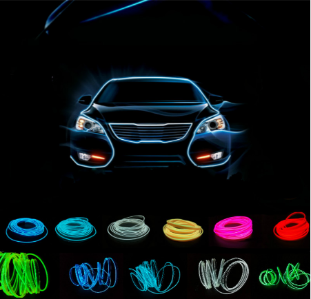 5 M Led car light flexible neon tube El line