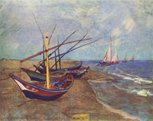 Load image into Gallery viewer, Fishing Boats on the Beach at Saintes Maries