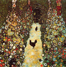 Load image into Gallery viewer, Garden Path with Chickens