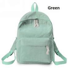 Load image into Gallery viewer, CORDUROY FASHION BACKPACK