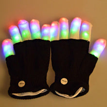 Load image into Gallery viewer, LED Glow Gloves Rave Light Flashing Finger ( 1 Pair )