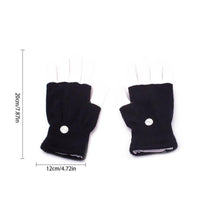 Load image into Gallery viewer, LED Glow Gloves Rave Light Flashing Finger ( 1 Pair )