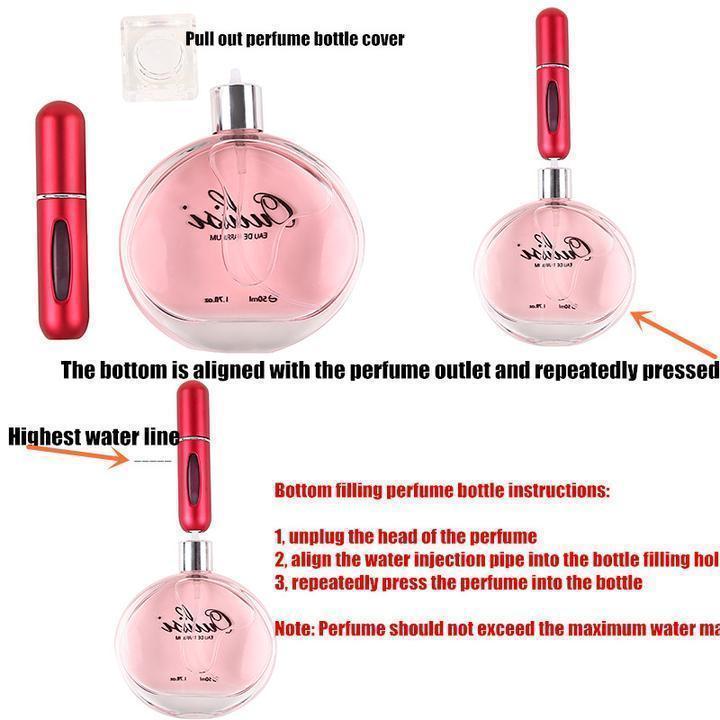 Mini Bottom Filling Perfume Travel Portable Bottle 5ml