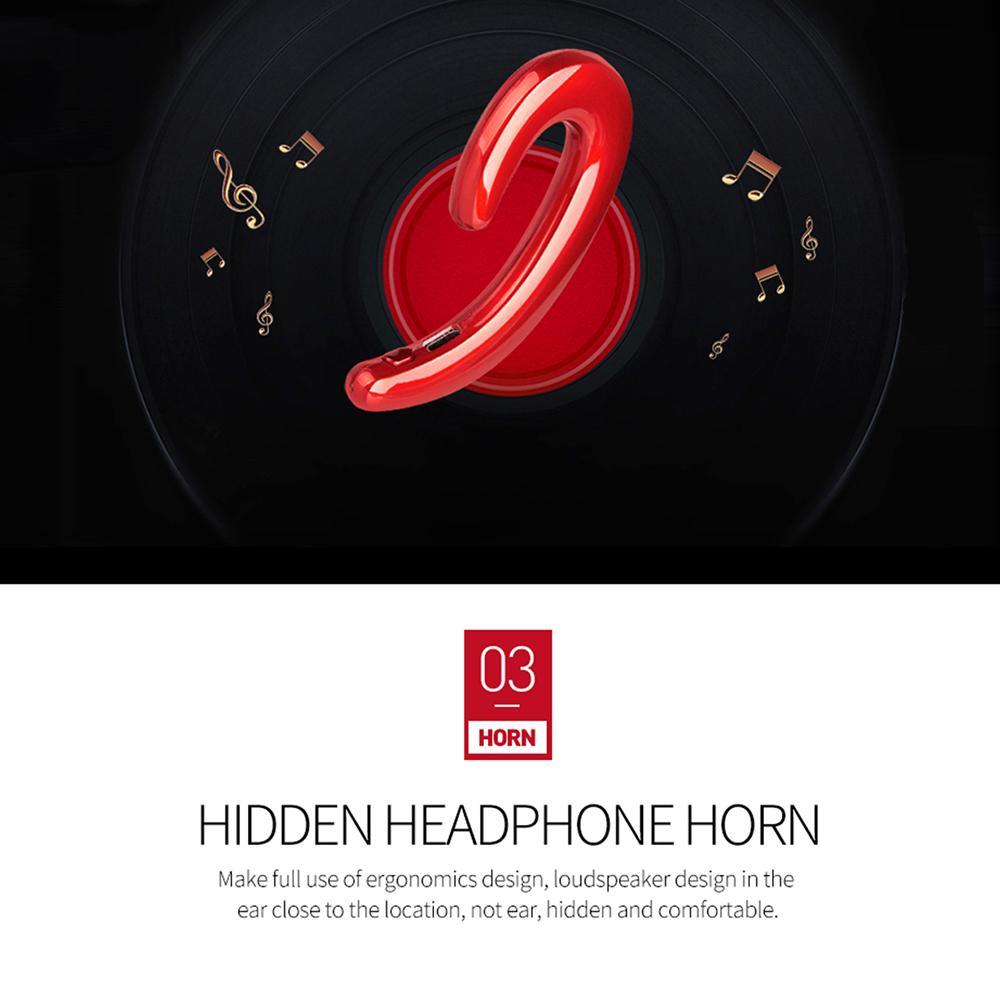 K8 Bone Conduction Earhook Wireless Bluetooth Earphone（80%OFF）